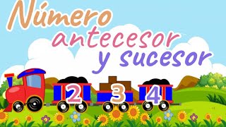 Número antecesor y sucesor  Para niños [upl. by Dicky433]