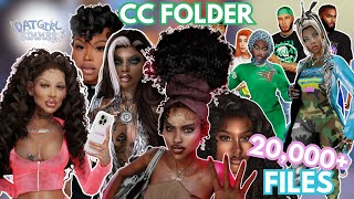 My ENTIRE CAS CC Folder Pt2  OVER 20000 FILES  LINK INCLUDED  The Sims 4 [upl. by Malamut525]