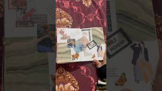 ASMR scrapbook on Happiness asmr journal scrapbook shorts subscribe satisfying [upl. by Varrian]