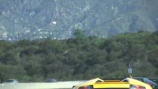 Lamborghinis take over LA freeways Part 3 of 3 [upl. by Ahsoym636]