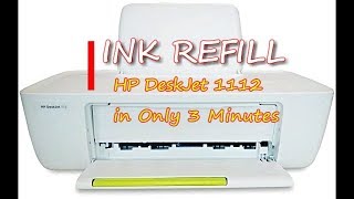 INK REFILL HP DESKJET 1112 [upl. by Oetomit625]