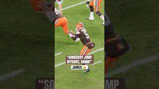 Defense wasnt falling for the hard count by Jameis Winston 😭 via browns [upl. by Asiek929]