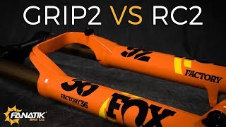 GRIP2 VS RC2 Fox 36 Damper Comparison  Review [upl. by Nail256]