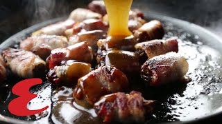 How To Make Bourbon amp BaconWrapped Dates [upl. by Yadnil747]