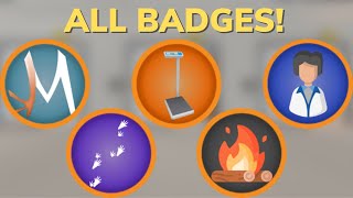 🏅HOW TO GET ALL 5 BADGES IN MAPLE HOSPITAL Roblox [upl. by Sutsuj820]