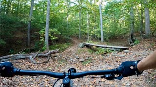 Biking Bull Run Occoquan Trail Out and Back from Fountainhead Regional Park to Wolf Run Shoals Rd [upl. by Storm]