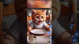 I am hungry 🐱 😴 kittten cutecat sadstory [upl. by Bree]