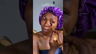 How to correct dark spots ® makeuptutorial makeup blackgirlmagic fyp darkspots [upl. by Solram]