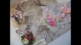 Junk Journal 101vintage style faux glassine envelopes junkjournals junkjournalephemera [upl. by Ervin]