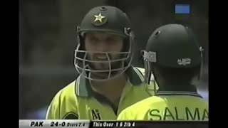 Shahid Afridi 100 on 45 balls Against India  Fastest Hundred  YouTube [upl. by Gellman548]