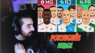 PORTUGUÊS REAGE SELEÇÃO DA HISTÓRIA DE CADA ESTADO DO BRASIL  QUAL ESTADO É MAIS FORTE [upl. by Hepsiba]