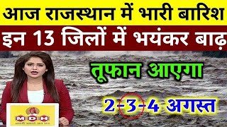 Rajasthan Weather Report 2 August 2024 Rajasthan ka mausam राजस्थान मौसम 2 August 2024 mausam rain [upl. by Alemahs]