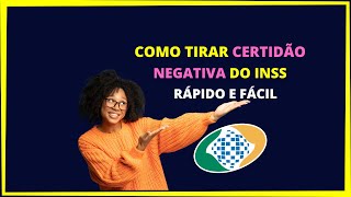 Como tirar certidão negativa do INSS Rápido e fácil [upl. by Harbot]