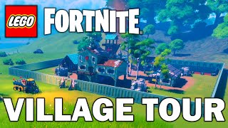 My Star Wars Village Plus Future Plans  LEGO FORTNITE VILLAGE TOUR [upl. by Boiney622]