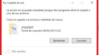 Windows Cómo saber que proceso tiene abierto un archivo o carpeta [upl. by Bruyn]