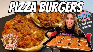 90s School Lunch Favorite Pizza Burgers  Tara the Foodie [upl. by Corby]