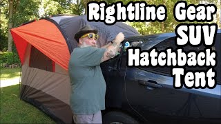 Rightline Gear SUV Hatchback Tent Easy Set Up in Real Time [upl. by Alle850]