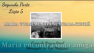 Curso de Língua Geral Nheengatu ou Tupi Moderno Lição 5 parte 2 – Maria encontra uma amiga [upl. by Clevey]