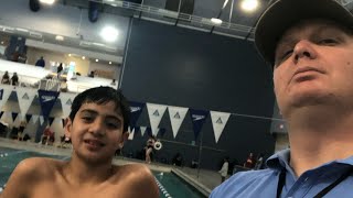 1000yd Freestyle Clips Cesar Ona ESSZ 2024 Age Group Sectionals 03142024 [upl. by Yaner]