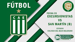 Excursionistas vs San Martín de Burzaco  Fecha 35 [upl. by Lillith]