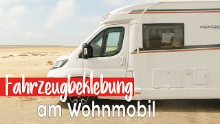 DIY Aufkleber am Wohnmobil  Fahrzeugbeklebung  So wird’s gemacht  Designwerk Beilmann [upl. by Fleeta524]