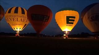 Ballonglühen beim Stadtfest Wesel [upl. by Barthel]