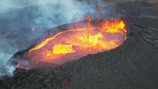 LitliHrútur Volcano Eruption 2023 Iceland’s Fiery Spectacle Captured [upl. by Oraneg]