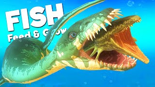 Playing As The NEW DEADLY STYXOSAURUS  Feed And Grow Fish [upl. by Oiluarb]