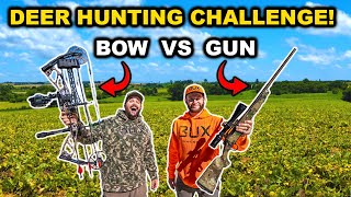 BOW vs GUN Deer Hunting CHALLENGE Catch Clean Cook [upl. by Donohue]