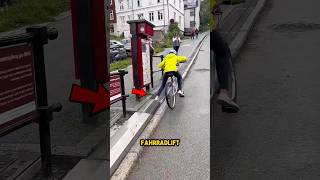 Hügel sind mit diesem intelligenten Fahrradlift ein Kinderspiel😳 [upl. by Ullund]