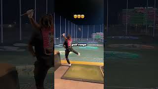 INCREDIBLE One Handed Golf Swing snappygilmore [upl. by Dimmick602]