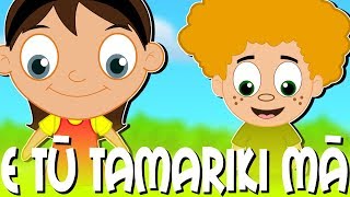 E tū tamariki mā  Maori Song with Lyrics  Waiata tamariki [upl. by Epperson]