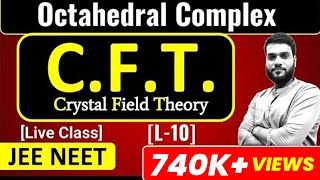 L10 CFT for Octahedral Complex  Splitting energy Gap  Coordination Compounds  JEE NEET [upl. by Romilda]