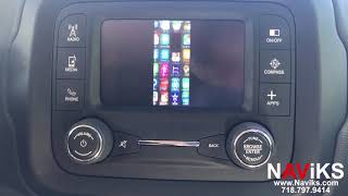 2016 Jeep Renegade Uconnect 5quot RA2 NAViKS Video Interface Add Smartphone Mirroring [upl. by Ysirhc201]