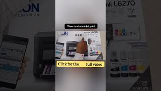 Epson EcoTank Printer L6270 Part 1 epsonprinter shortsfeed youtubeshorts [upl. by Kcoj538]