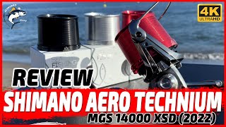 SURFCASTING  Review SHIMANO Aero Technium MGS 14000 XSD 2022 y bobinas Sea Fishing [upl. by Iaht184]