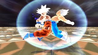 Goku and Vegeta Mastered Ultra Instinct Fusion  Vegetto Mastered Ultra Instinct  DBZ BT3 MOD [upl. by Yniatirb672]