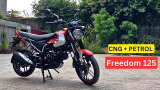 Bajaj Cng Bike Freedom 125 On Road Price Mileage Features Top Speed Detail Review  cng bike bajaj [upl. by Atwood]