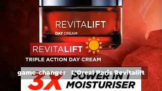 Loreal Paris Revitalift Triple Action Day Cream  Best Day Cream For Glowing Skin [upl. by Douglass529]