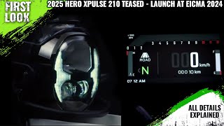 Hero Xpulse 210 Officially Teased  To Be Unveiled  EICMA 2024 Explained All Spec Features amp More [upl. by Hsu52]