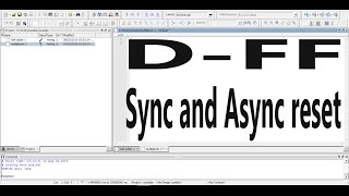 Verilog Code for DFlip Flop with asynchronous and synchronous reset [upl. by Annadiana]