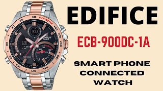 HOW TO CONNECTED EDIFICE ECB900 WITH MOBILE amp TIME ADJUSTING [upl. by Lindberg]