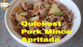 QUICK AND EASY APRITADA  MINCE PORK [upl. by Demmy959]