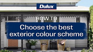 How to choose the best exterior colour scheme  Dulux [upl. by Jakie]