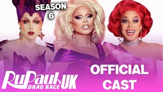 Drag Race UK Season 6 OFFICIAL Cast  RuPauls Drag Race [upl. by Abott]