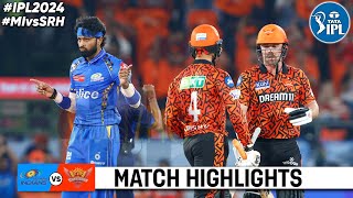 Mumbai Indians vs Sunrisers Hyderabad IPL 55th Match Highlights 2024  SRH VS MI IPL 2024 Highlights [upl. by Eleonore]