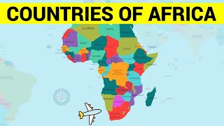 AFRICAN COUNTRIES  Learn Africa Map and the Countries of Africa Continent  Comparison  Almas Data [upl. by Ahtaga]