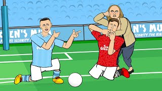 FODEN WINS THE MANCHESTER DERBY 31 Manchester City United Parody Goals Highlights Rashford Goal [upl. by Naveb964]