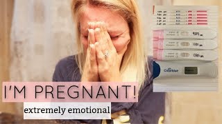 PREGNANT AFTER MISCARRIAGE  Emotional Live Pregnancy Test  9 DPO  Lauren Self [upl. by Airdnala]