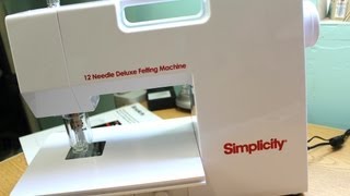 Simplicity 12 Needle Deluxe Felting Machine Product Review [upl. by Esilrahc]